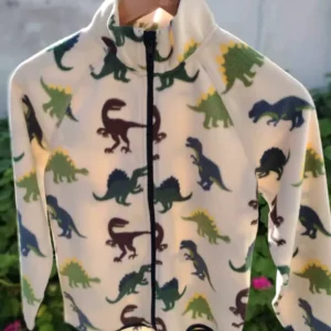 Campera micropolar Dinos - talle 8/10 años