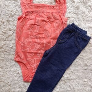 Conjunto Coral - Talle 24 meses