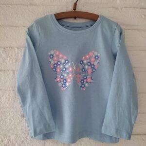 Remera Mariposa - talle 3/4 años